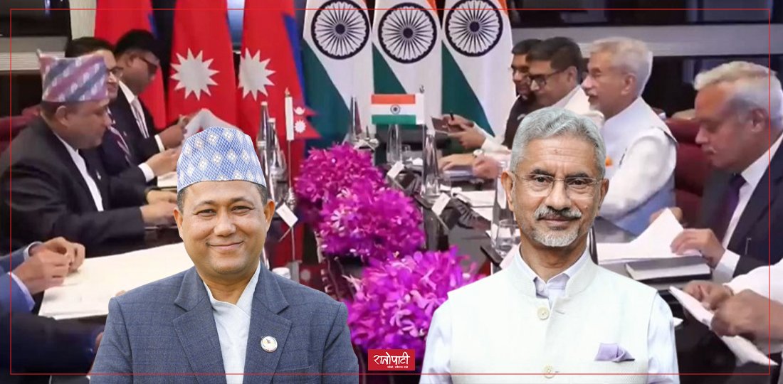 Foreign Minister Khanal Holds Bilateral Talks with Indian Foreign Minister Jaishankar in New Delhi