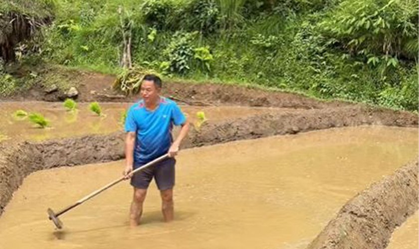रोपाइँमा व्यस्त हुन थाले पूर्वआईजीपी खापुङ