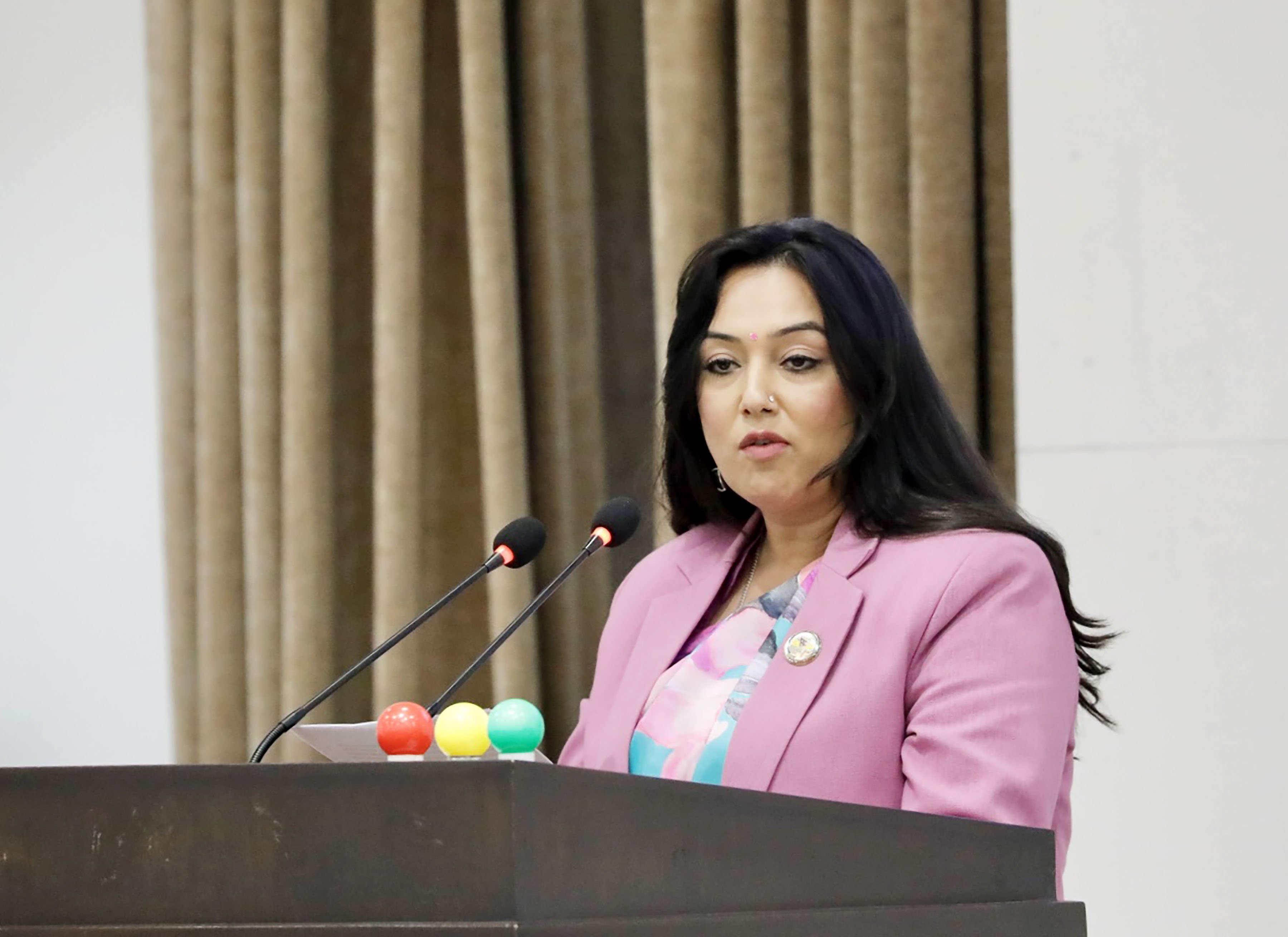Rastriya Prajatantra Party Whip Khushbu Oli Alleges Government Tax Policy Favors Special Interests