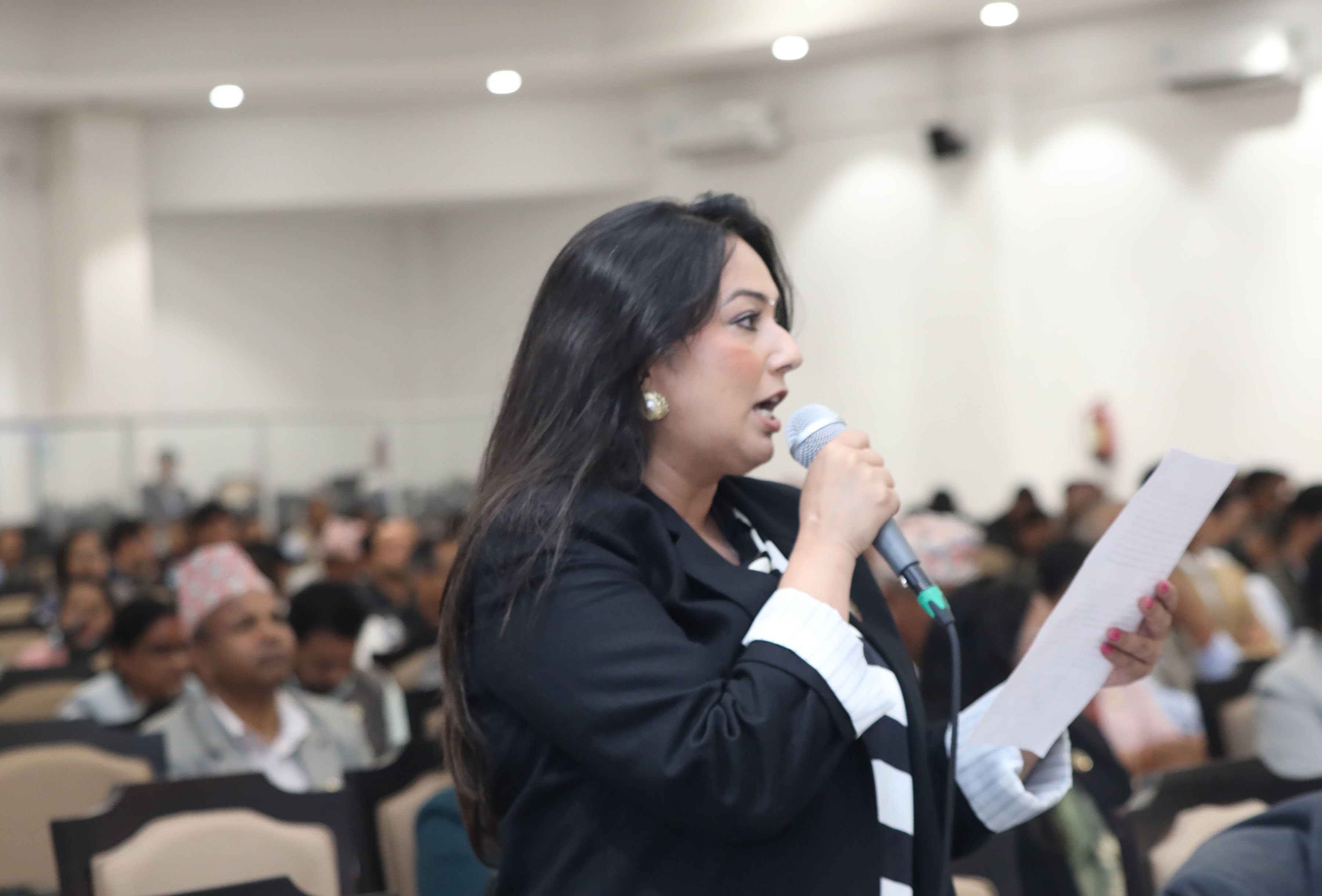 Rastriya Prajatantra Party Whip Khushbu Oli Draws Government's Attention to Exploitation of Intern Doctors