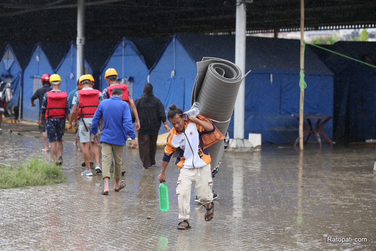 Squatters Displaced by Flood at Kirtipur Holding Center Express Outrage Over Unmet Government Promises