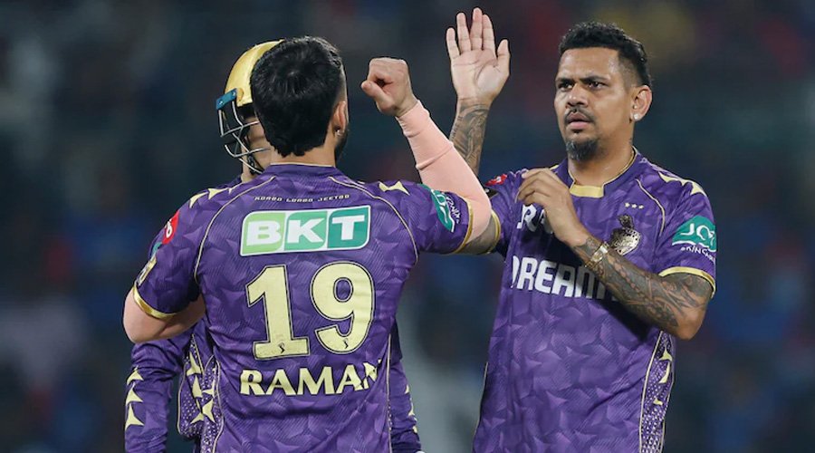 आठ वर्षपछि दिल्लीको मैदानमा कोलकाताको पहिलो जित, नरेनको अलराउण्ड प्रदर्शनले लियो हारको वदला