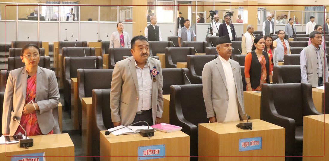   दुई वर्षअघिको बजेटबारे विपक्षी दलका नेताको पालैपालो जवाफ