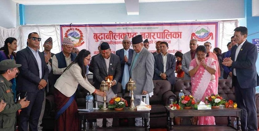 केपी ओली प्रमुख अतिथि रहेको कार्यक्रम गगन र प्रदीपले गरे बहिष्कार