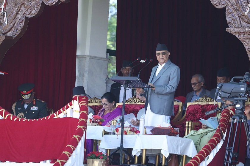 यस्तो छ प्रधानमन्त्री ओलीको सम्बोधनको पूर्णपाठ