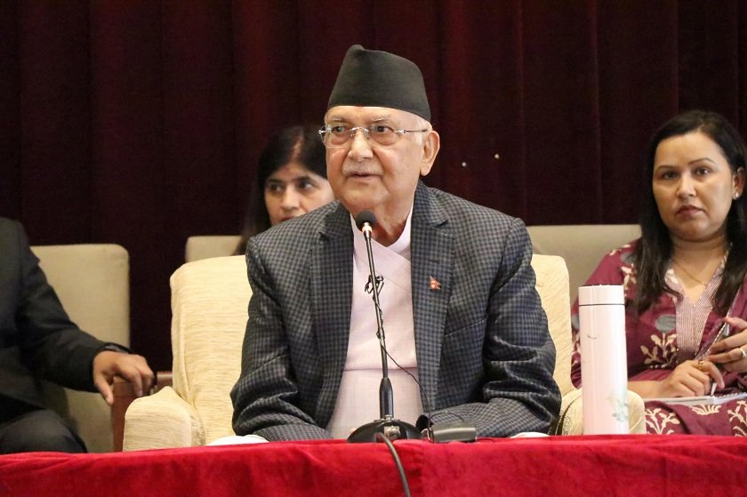 दक्षिणपन्थी र प्रतिगामीहरू अराजकता मच्चाउन लागेका छन् : प्रधानमन्त्री ओली