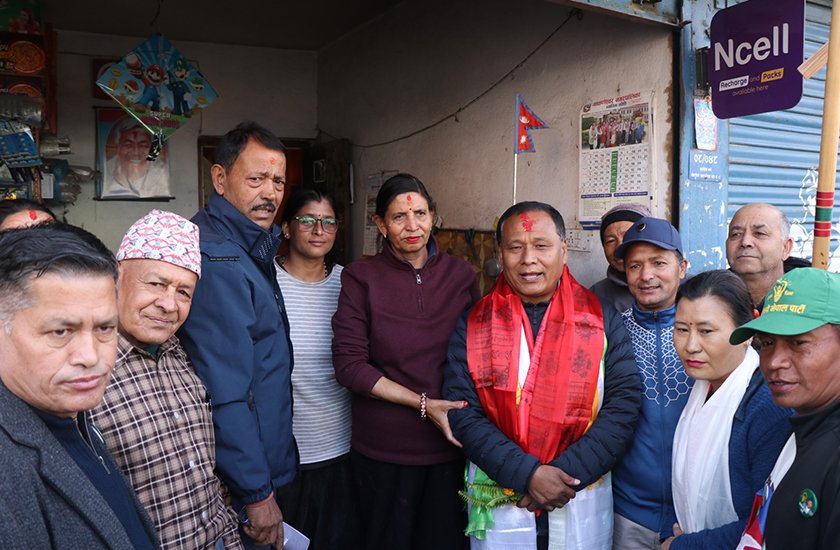 Kulman Ghising Election Campaign3