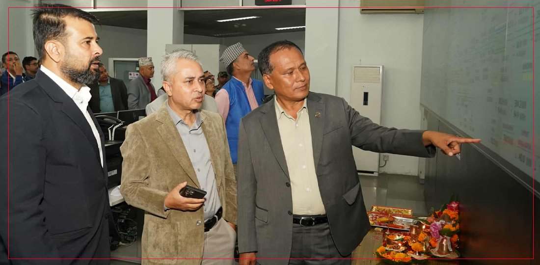   लक्ष्मीपूजामा निर्वाध विद्युत् आपूर्ति, मन्त्री घिसिङ स्यूचाटार प्रेषण केन्द्रकाे निरीक्षणमा