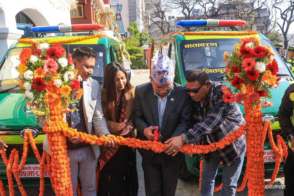 Lalitpur Metropolitan City Launches Environment Van to Curb Pollution