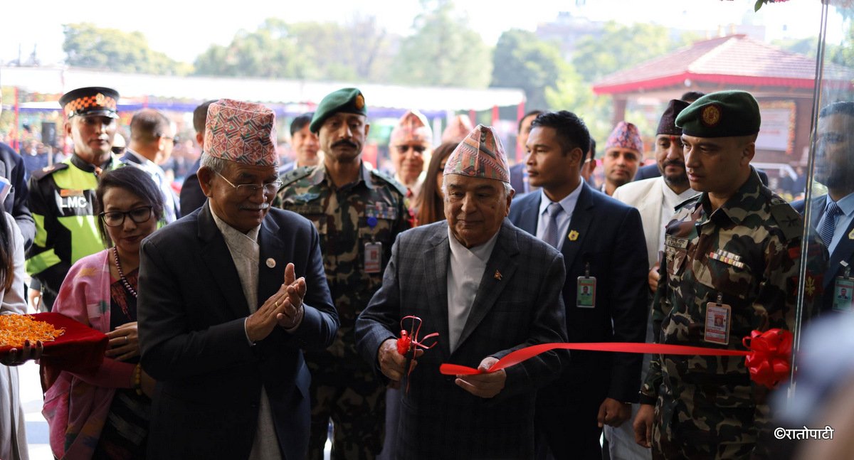   राष्ट्रपतिद्वारा ललितपुर महानगरपालिकाको प्रशासनिक भवन उद्घाटन (तस्बिरहरू)