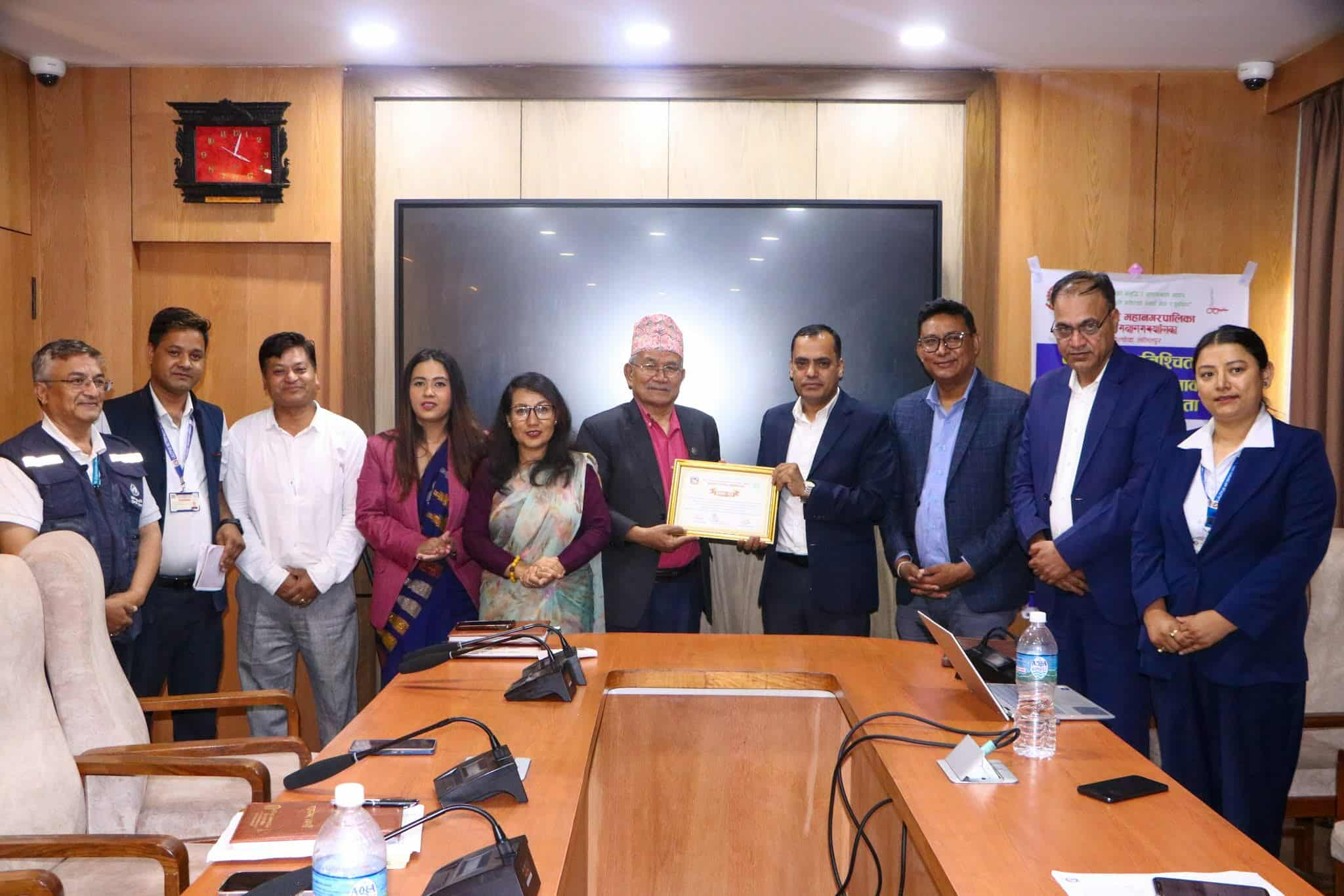   ललितपुर महानगर पूर्ण खोप सुनिश्चितता पालिका घोषणा