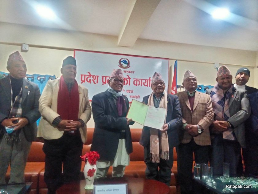 लुम्बिनी प्रदेशको मुख्यमन्त्रीमा एमालेका गिरी नियुक्त
