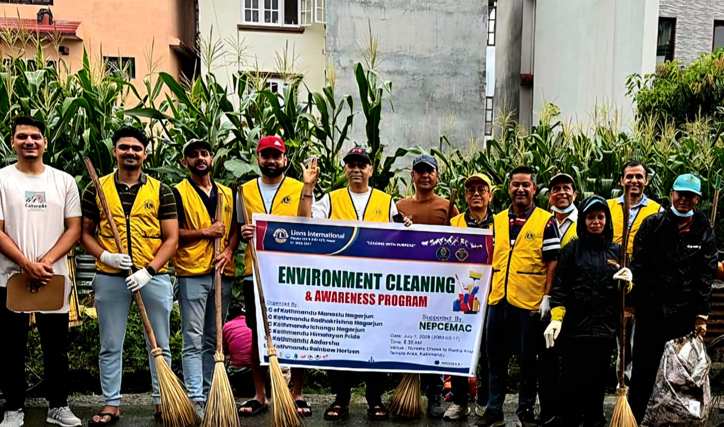 Lions Club International Conducts Sanitation Program in Raniban, Kathmandu