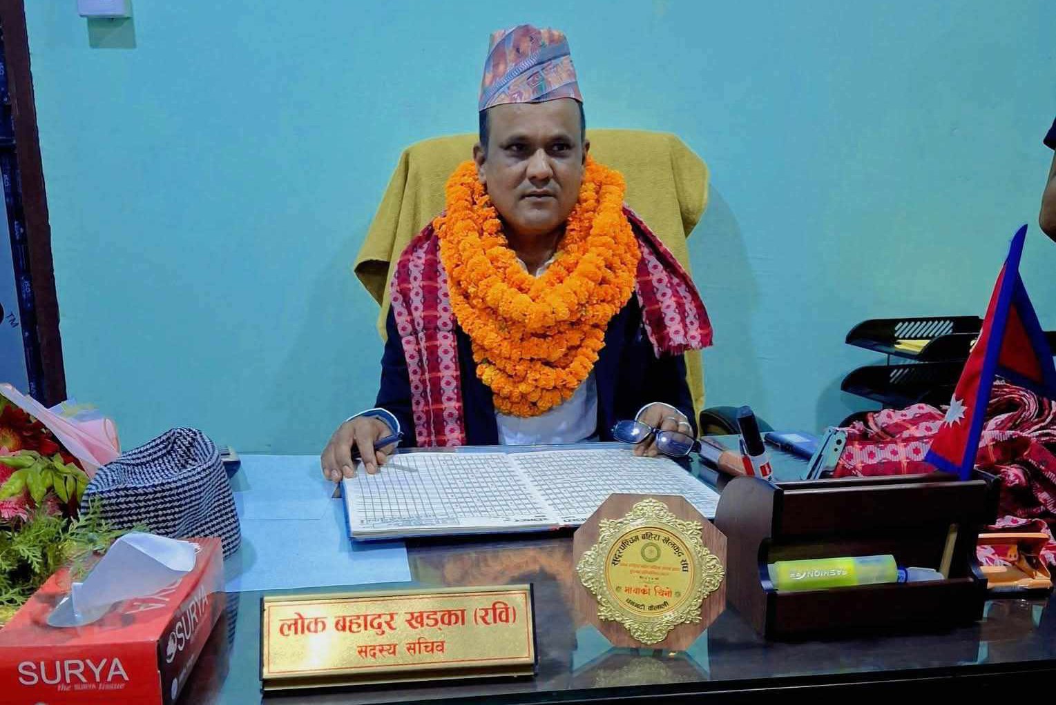 नवनियुक्त सदस्य सचिवद्वारा पदभार ग्रहण, खेलकुद विकासमा डटेर लाग्ने प्रतिबद्धता