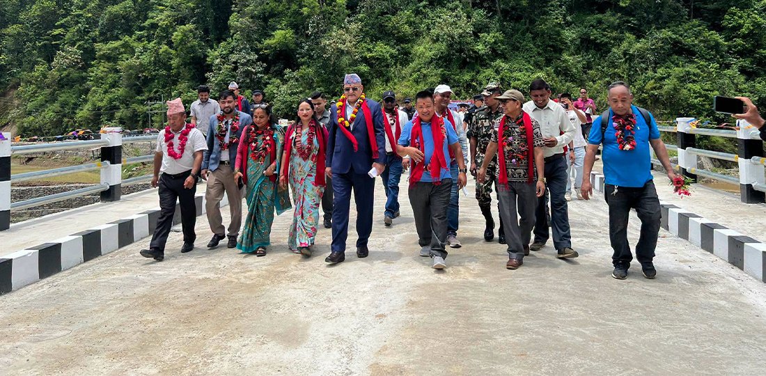 Two Motorable Bridges in Gorkha Completed Ahead of Schedule