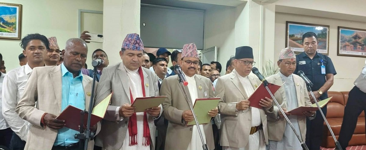 New Ministers Sworn In Lumbini Province