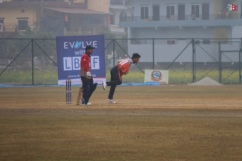 प्रधानमन्त्री कप क्रिकेट : लुम्बिनीलाई हराउन एपीएफले १३४ रन बनाउनुपर्ने