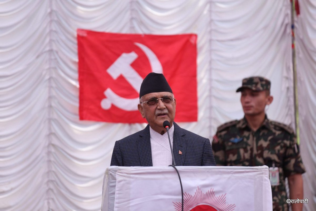 गलत विचारका आधारमा वाम एकता हुन सक्दैन : प्रधानमन्त्री