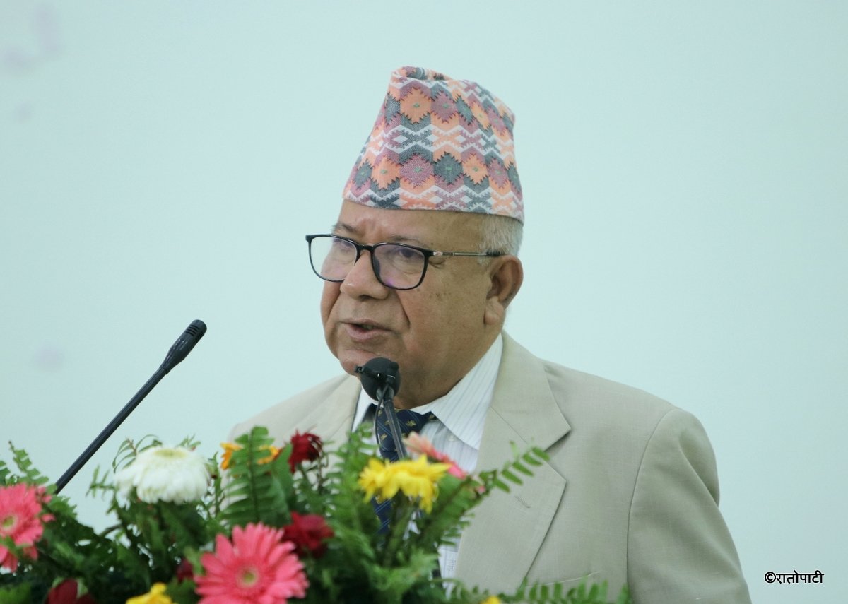 कृषि उत्पादनमा नेपाल आत्मनिर्भर बन्नुपर्छ : अध्यक्ष नेपाल