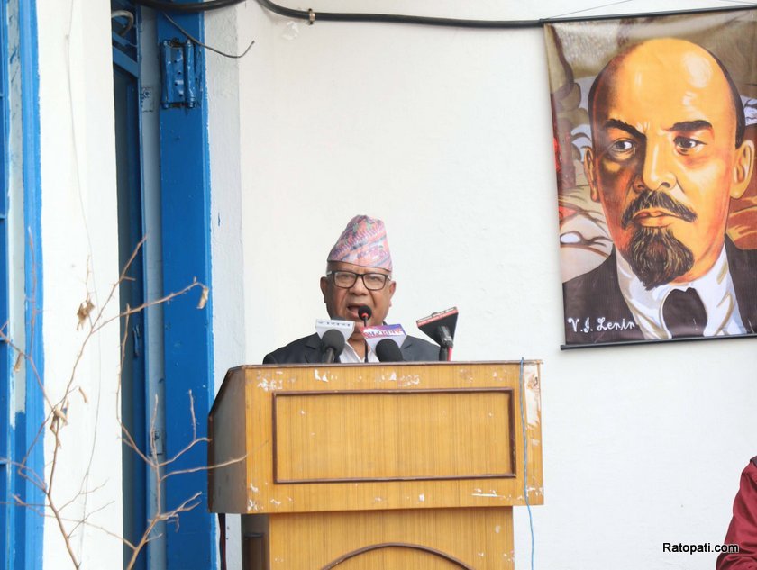 Madhav Kumar Nepal Calls for Comprehensive Review of 77-Year Communist Movement