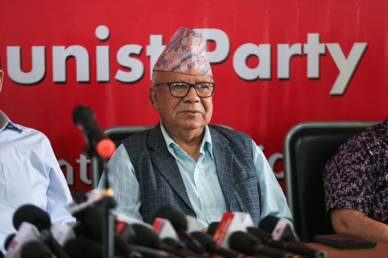 Madhav Kumar Nepal Claims Party Works with Socio-Economic Transformation Agenda