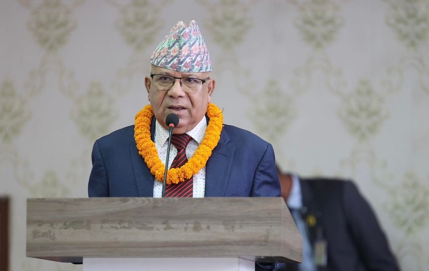 समाजवादको यात्रामा देशलाई कसरी अघि बढाउने भन्ने कुरामा प्रचण्डले गहन अध्ययन गर्नुपर्छ : अध्यक्ष नेपाल
