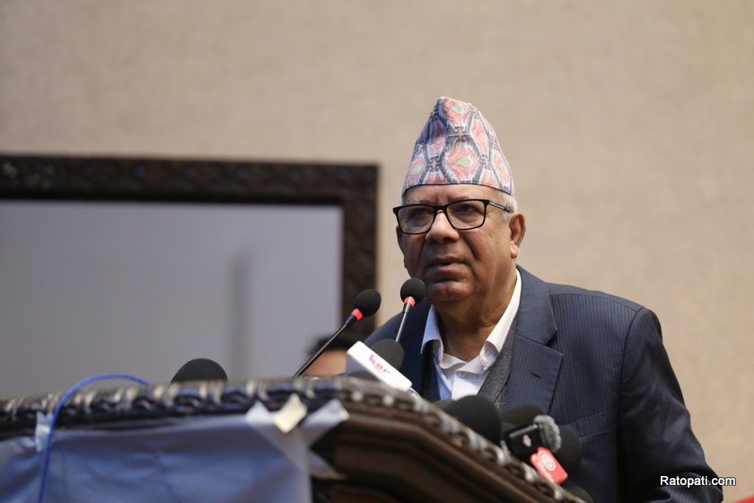   एकता गर्न सजिलो छ, बलियो बनाउन विचार पुर्‍याउनुपर्छ : माधव नेपाल