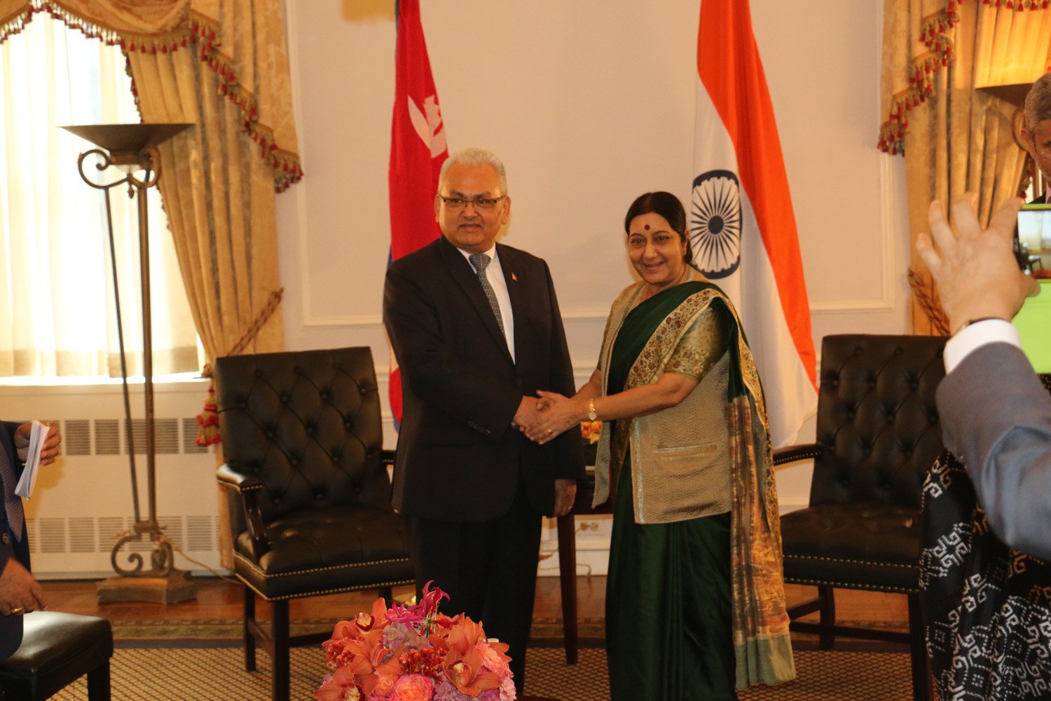 mahendra pandey sushma swaraj
