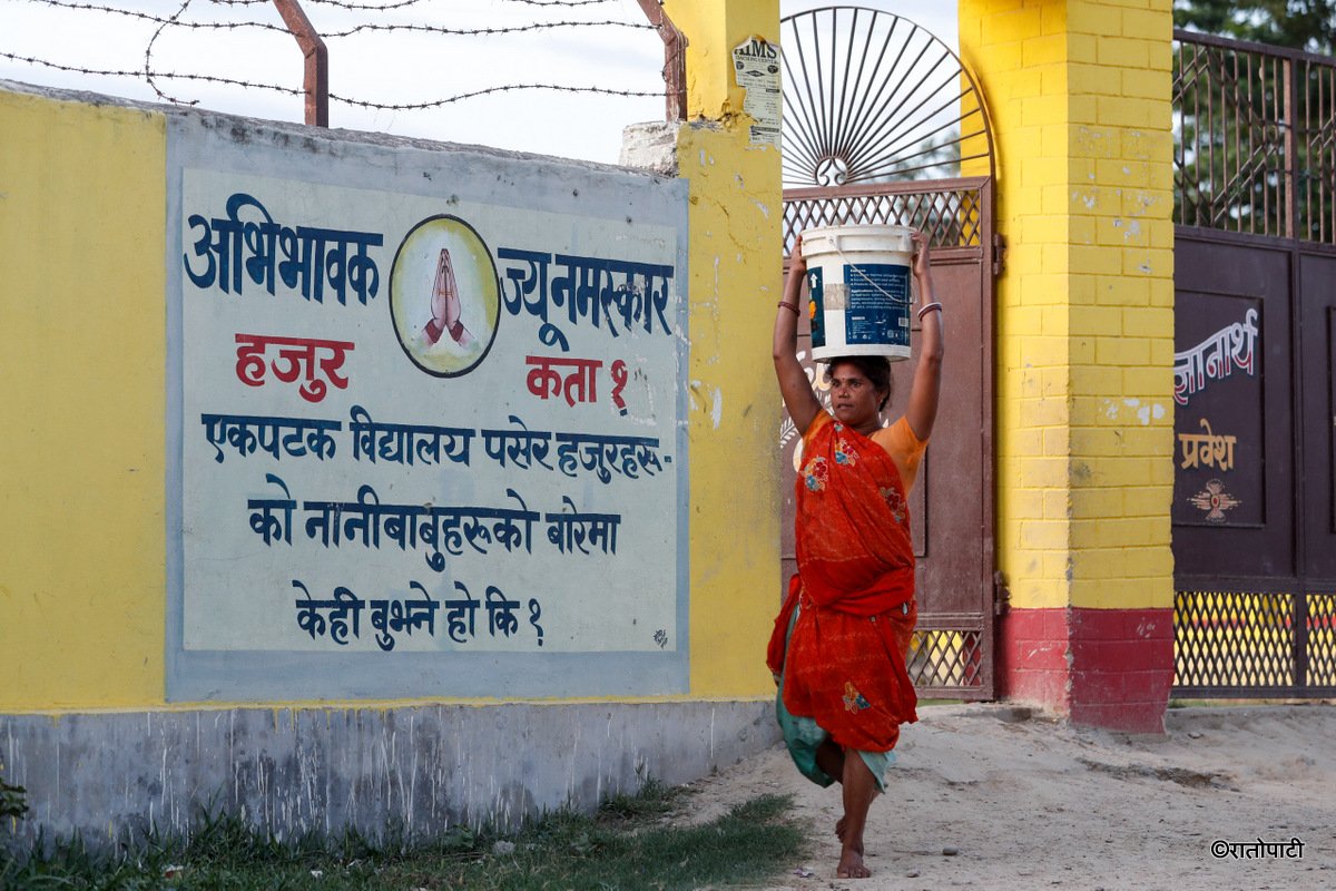 Mahotari_Manarasnagarpalika_water crisis (4)