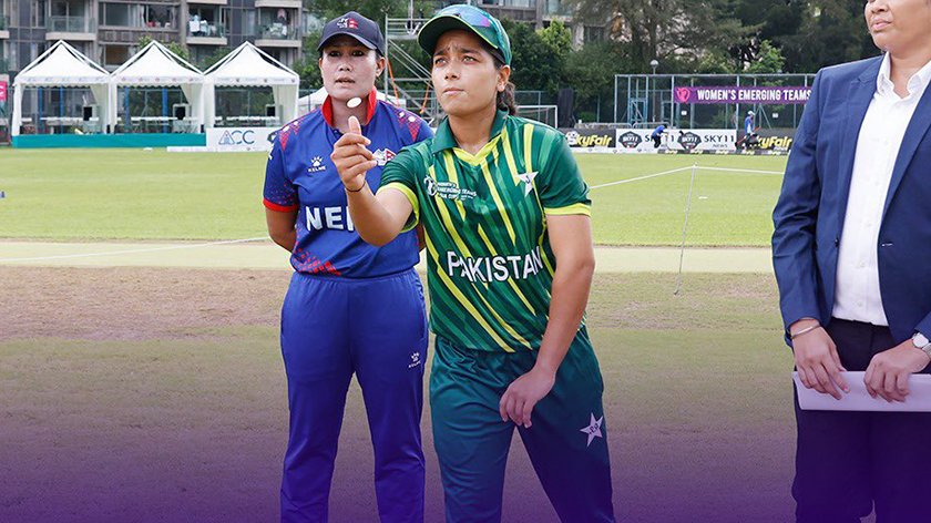 महिला क्रिकेट : पाकिस्तानद्वारा नेपाललाई ८८ रनको लक्ष्य