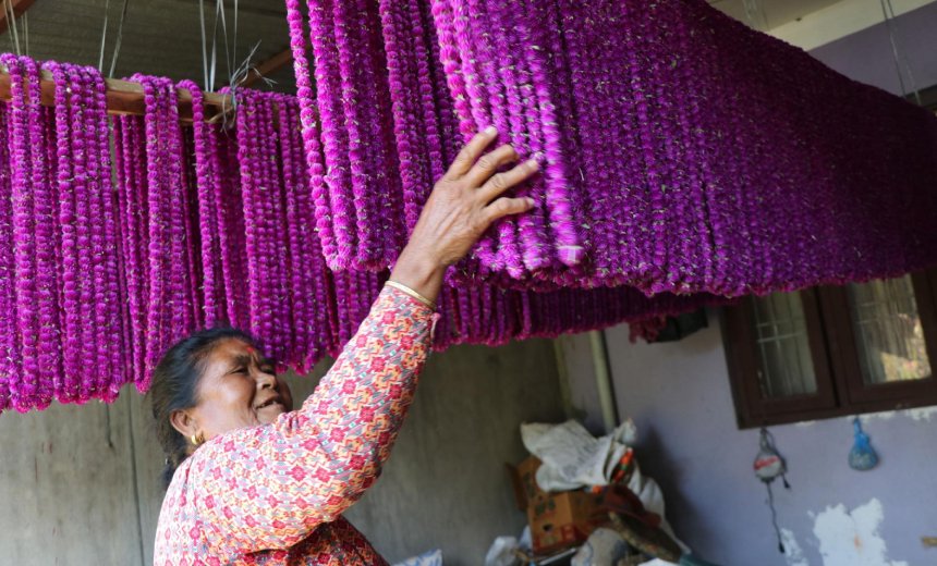 मखमली फूलले आत्मनिर्भर बन्दै महिला