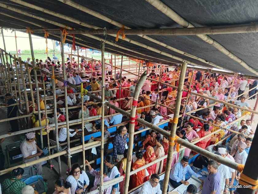 मानगढ खानेपानी निर्वाचन : एमालेभित्रको गुटगत प्रतिस्पर्धा (तस्बिरहरू)