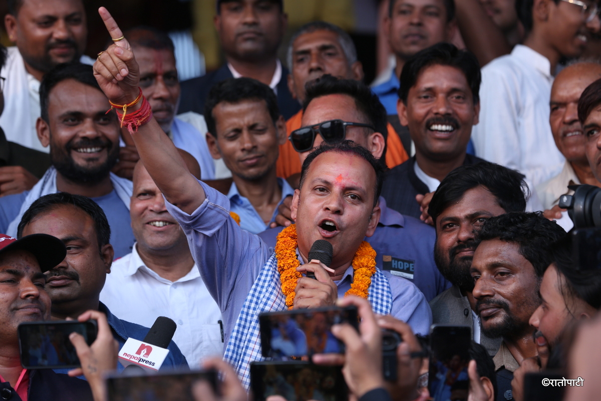 Rastriya Swatantra Party Spokesperson Manish Jha Pledges to Elevate Janakpur's Development and Identity