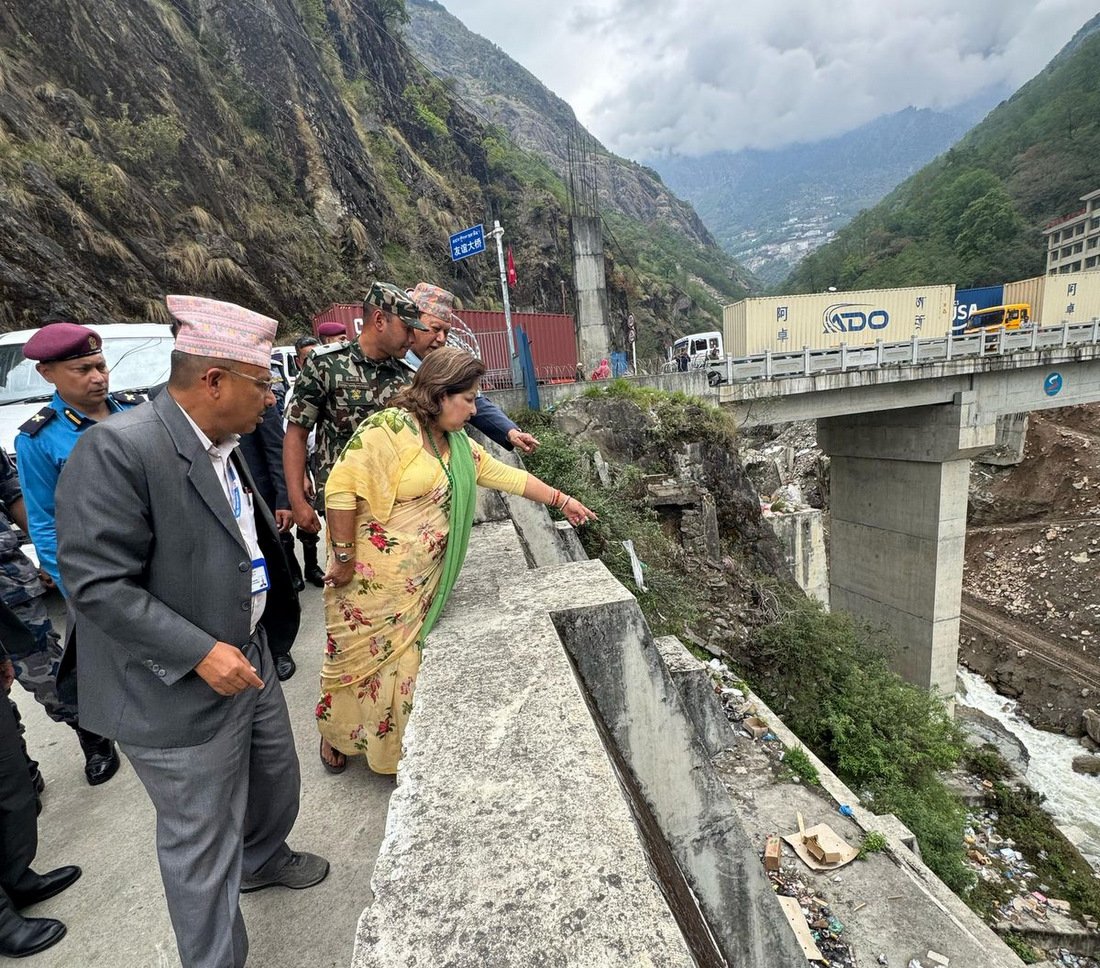 तातोपानी नाकालाई थप व्यवस्थित गर्न परराष्ट्रमन्त्री राणाको निर्देशन