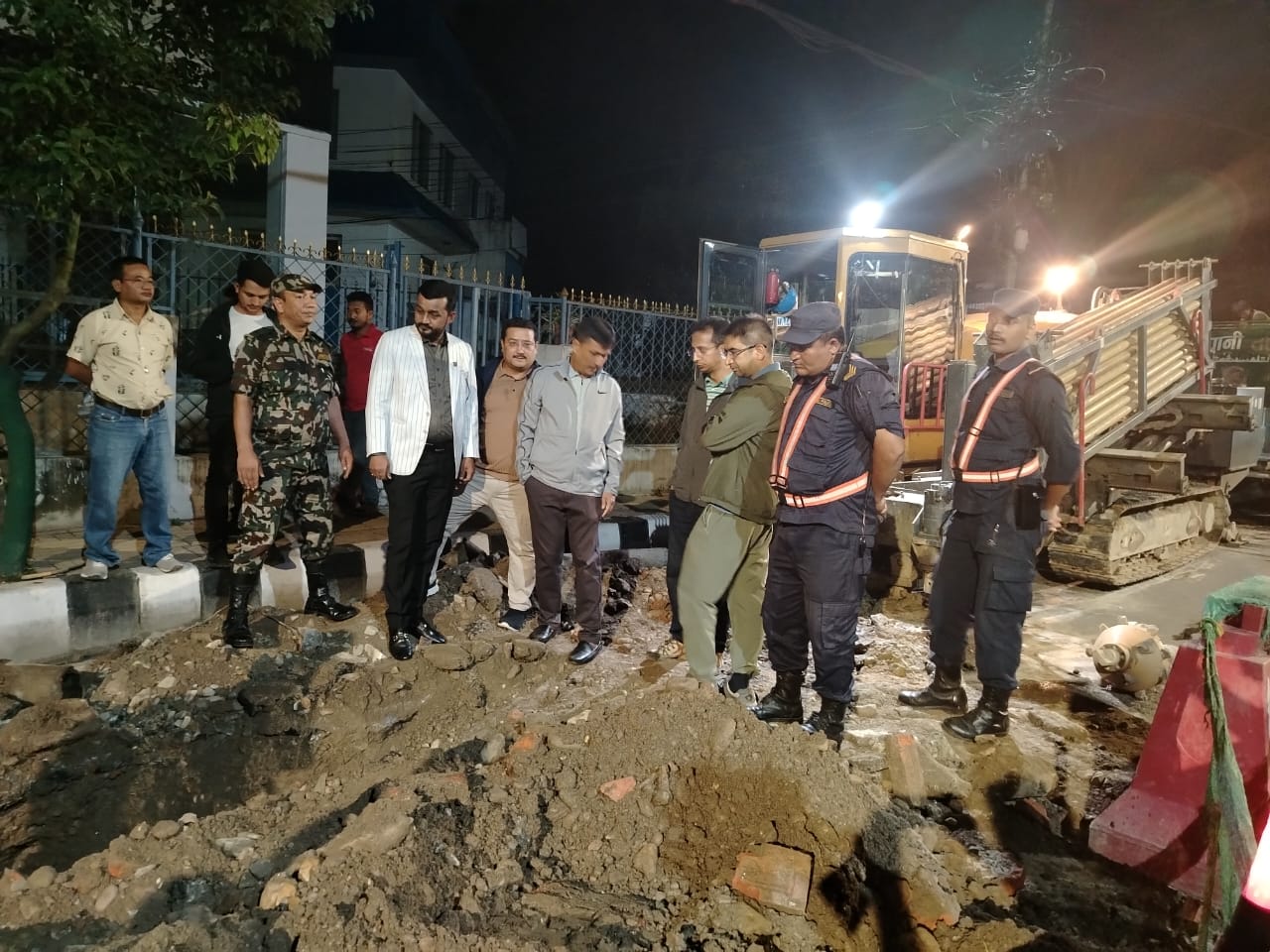   मन्त्री यादवद्वारा राति छड्के अनुगमन