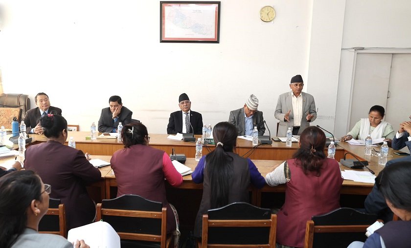 माओवादी संसदीय दलको बैठक जारी
