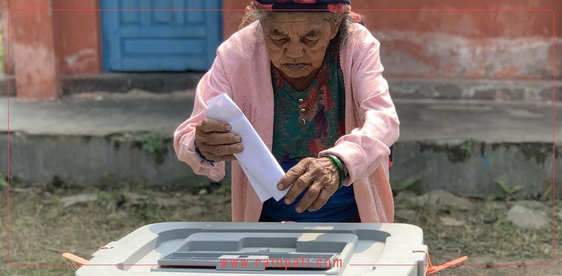 Lamjung District Sees Approximately 56% Voter Turnout