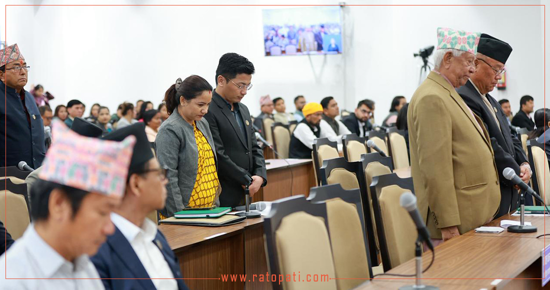 संसद् बैठकमा प्रतिपक्षी दलले आफैँ समय तोकेर मौनधार
