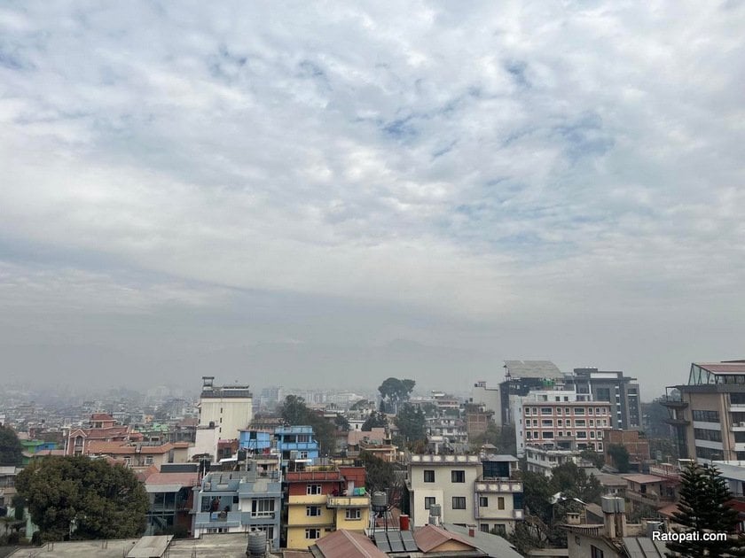 काठमाडौँमा हल्का वर्षा