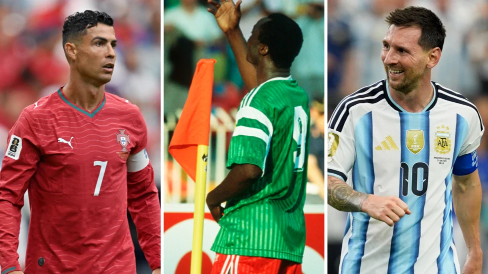 Ronaldo and Messi Chase Roger Milla's World Cup Goalscoring Record