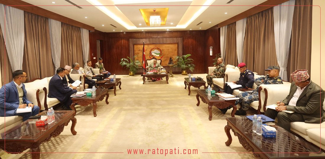 Security Chiefs Brief PM Karki on Preparations for House of Representatives Election