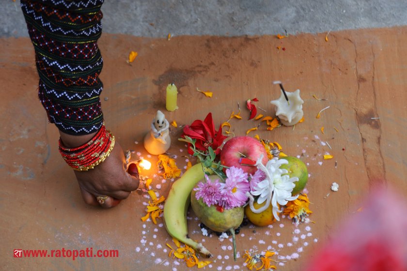   नेवार समुदायमा गरियो म्हः पूजा