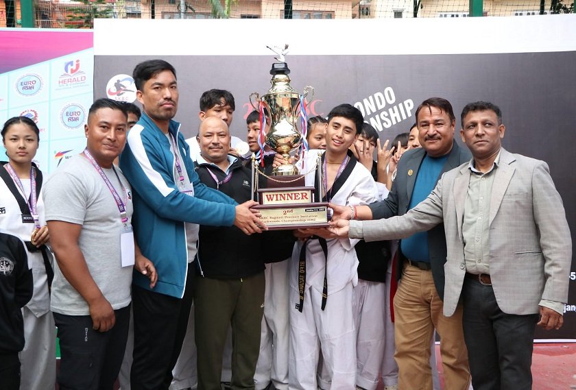  एसकेबीसी तेक्वान्दोमा ढल्को टिम च्याम्पियन