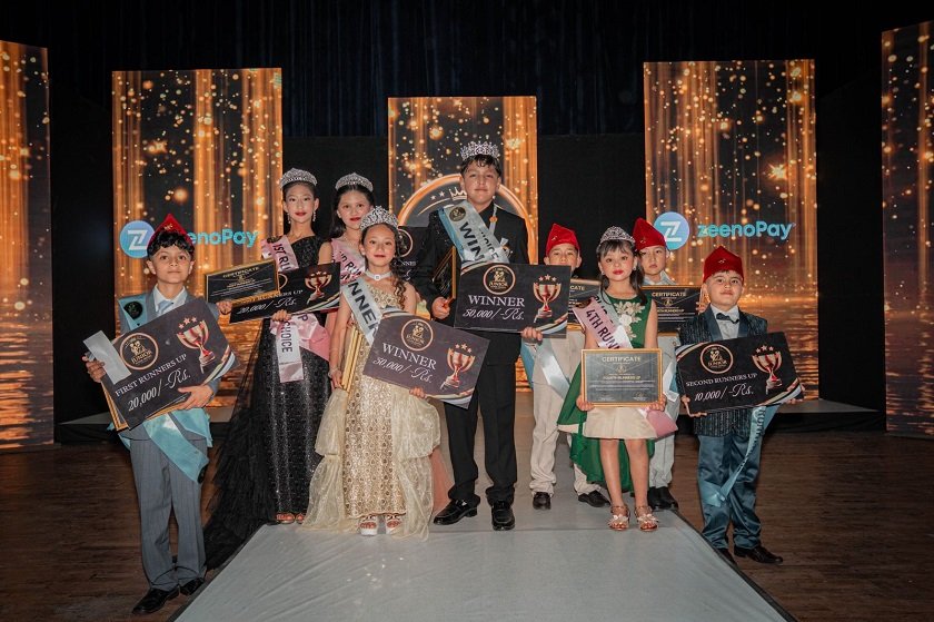 Sijan Singh and Adima Gautam Crowned Junior Super Model Nepal