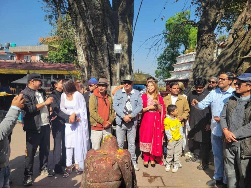 फिल्म ‘आमा आज पनि रुन्छिन्’ को शुभमुहूर्त