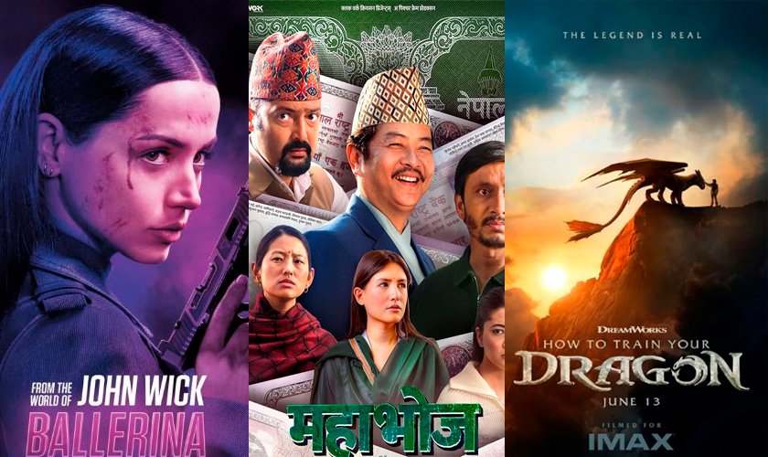 ‘महाभोज’सँग भिड्दै ‘ब्यालेरिना’ र ‘हाउ टु ट्रेन योर ड्रागन’