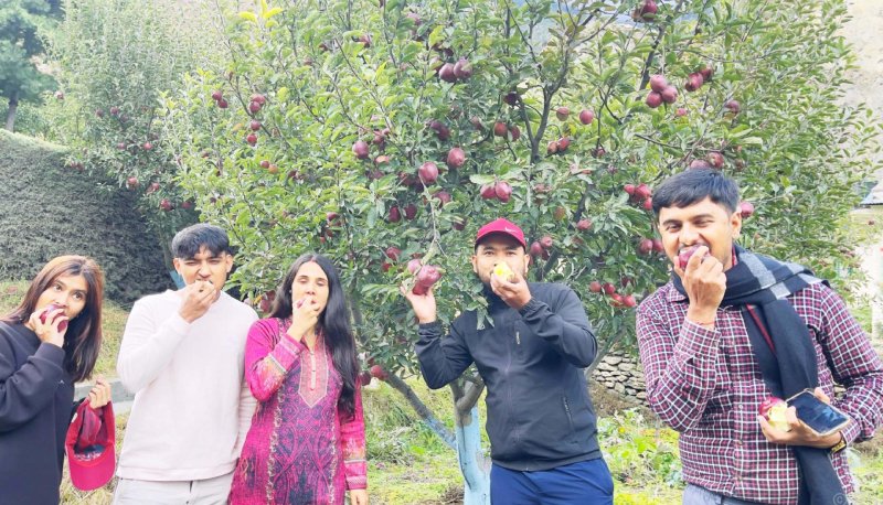   मुस्ताङको बागवानी फार्ममा स्याउ ‘टिप्ने खाने’ मेला