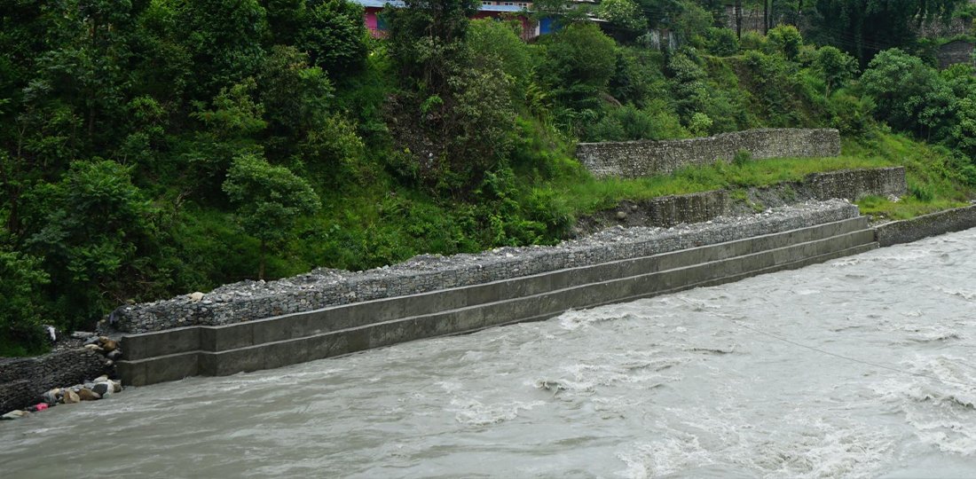   तीन करोडको लागतमा नदी नियन्त्रण योजना सम्पन्न