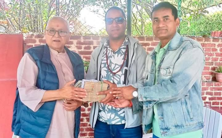 पूर्वराजाको नाममा उठाएको पैसा बुझे नवराज सुवेदीले