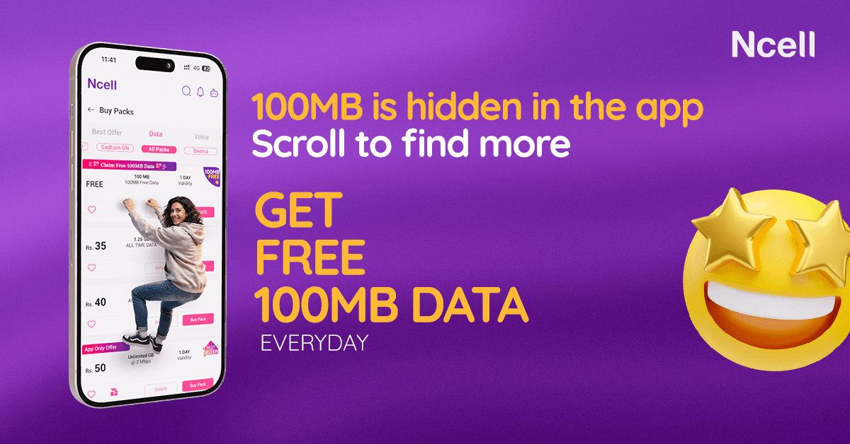Ncell Launches Daily Free Data Offer and Gamified Rewards via App